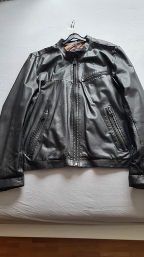 Lederjacke marco polo schwarz - lederjacke,