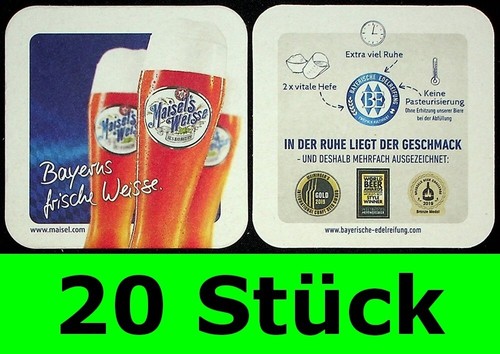 Stück bierdeckel - 20,