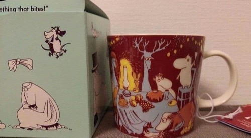 Moomin arabia tasse festive - moomin,