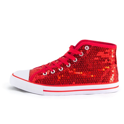 Pailletten schuhe rot glitzer - schuhe,
