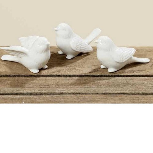 Vogel vögel 3er set porzellan - vögel,