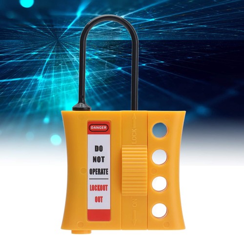 Hasp tagout stop - hasp, lockout