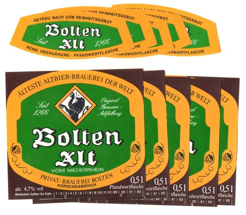 Altes bieretikett 1988 - x,