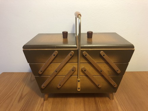 Vintage ddr nähkasten - vintage,