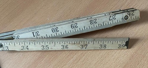 Zollstock metermaß aus - metermaß,
