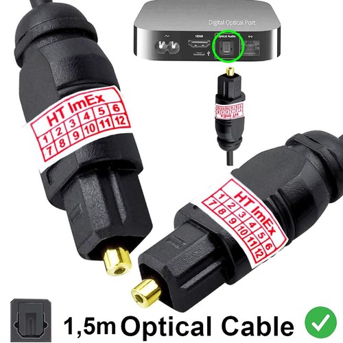 Toslink optisches kabel - 1,5m,