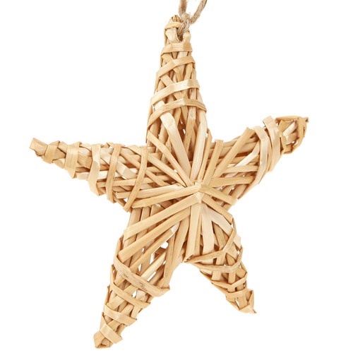 Rattan deko sterne - rattan,