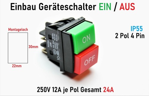 Einbau geräteschalter polig - geräteschalter, 2