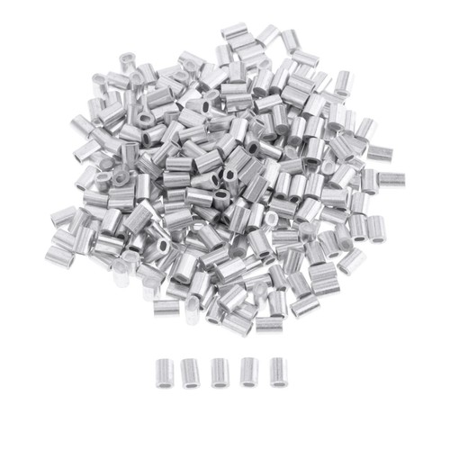 100pcs double barrel crimps - 100pcs,