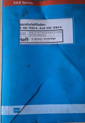 Reparaturleitfaden audi 100 - reparaturleitfaden,