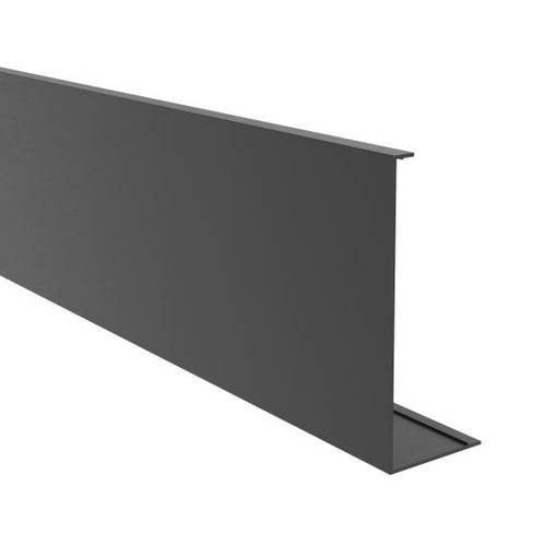 Abdeckleiste aluminium schwarz - aluminium,