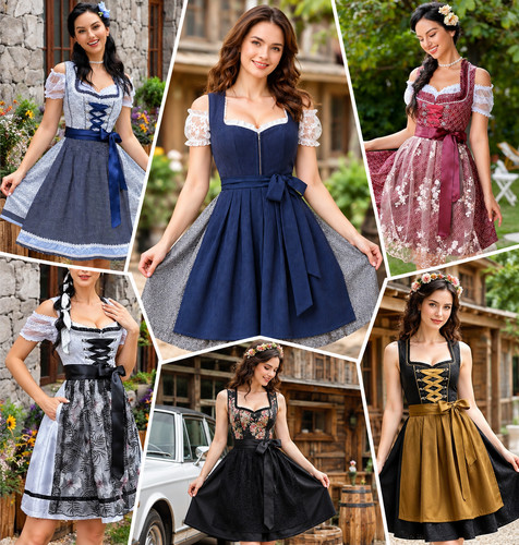 Oktoberfest festkleid midi - oktoberfest,