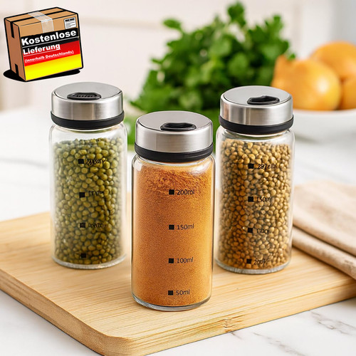Gewürzgläser set stück - gewürzgläser,