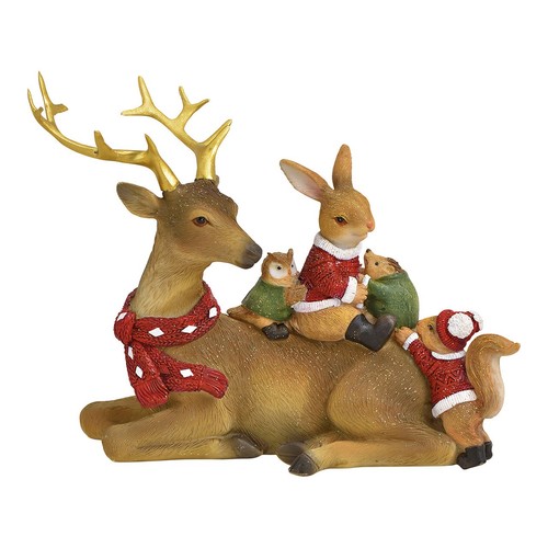 Figur hirsch liegend - hirsch,
