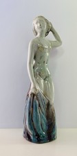 Jugendstil keramik figur - jugendstil,