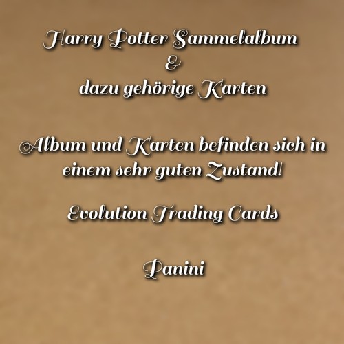 Harry potter sammelalbum - harry, &