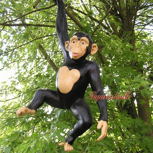 Affe schimpanse figur statue - affe,