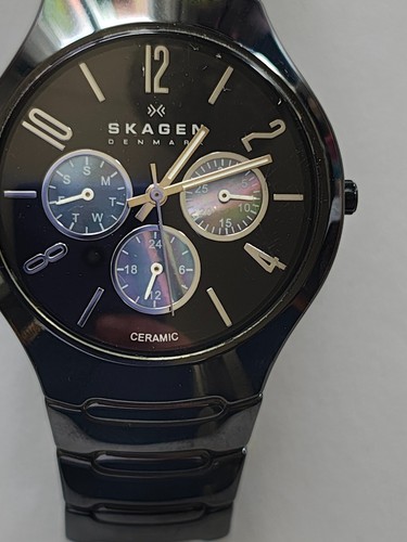 Skagen keramikuhr schwarz - keramikuhr,,