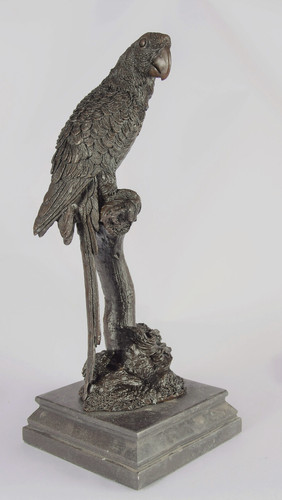 Bronze papagei ara vogel figur - papagei,