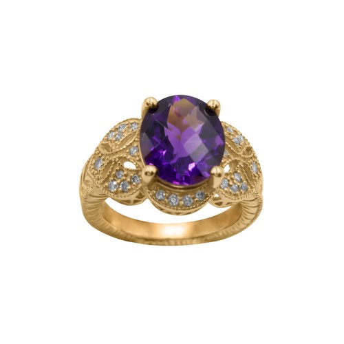 Amethyst ring natürlich - ,