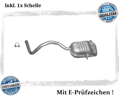 Endschalldämpfer für renault - für,