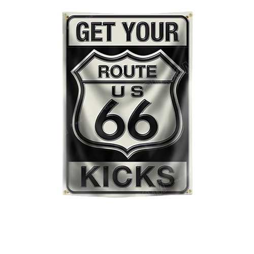 Route flagge fahne banner - 66,
