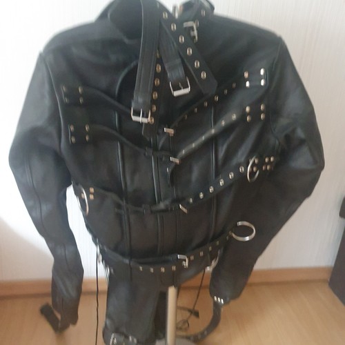 Zwangsjacke echt leder - sm,