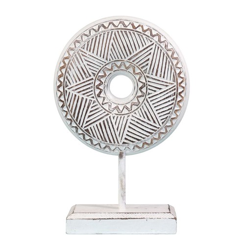 Skulptur mandala zeichen - mandala,