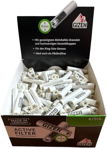 Gizeh aktivkohlefilter mm - 8,