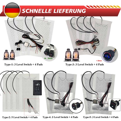 2set 4pcs auto sitzheizung - 4pcs,