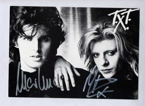 Autogramm von 1985 - t.x.t.,
