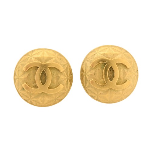 Echte chanel ohrringe rund - chanel,