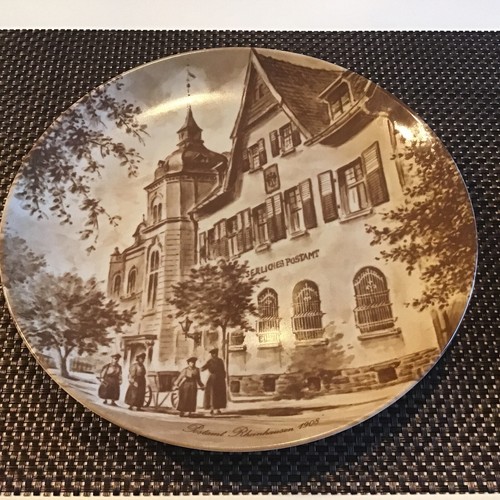 Heimatteller kaiser postamt - ak,