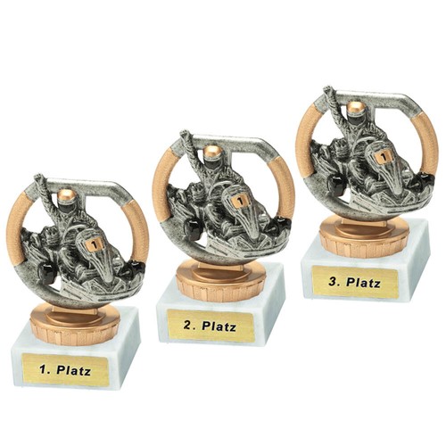 Kleine gokart pokale mit - gokart-pokale,