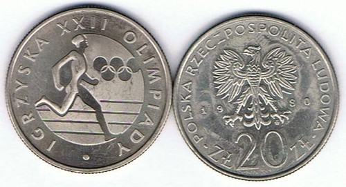 20zl igrzyska xxii olimpiady - igrzyska,