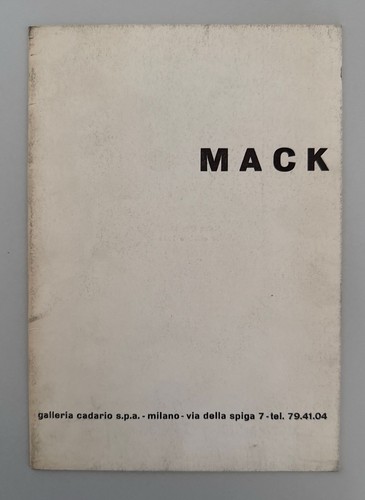 Mack heinz otto - mack,,
