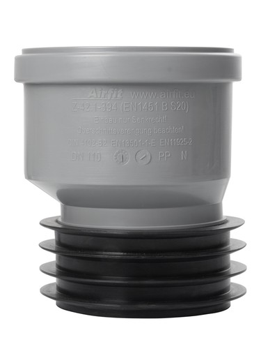 Airfit steckmuffe dn100 - pp,