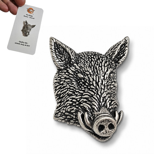 Wildschwein anstecknadel - wildschwein,