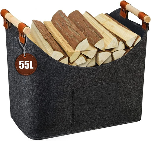 Holzkorb für kaminholz - holzkorb, xxl