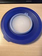 Tupperware Ersatzdeckel mit Spritzschutz für Candy Mixschüssel  Nr.1628 Blau TOP