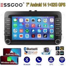 Apple Carplay Für VW GOLF 5 6 Plus Touran Caddy T5 Android 14 Autoradio Navi GPS