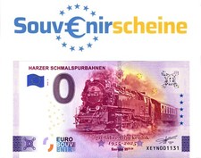 0 Euro Schein XEYN 2025-3 HARZER SCHMALSPURBAHNEN