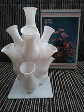 Mid Century Weiße ''Flower