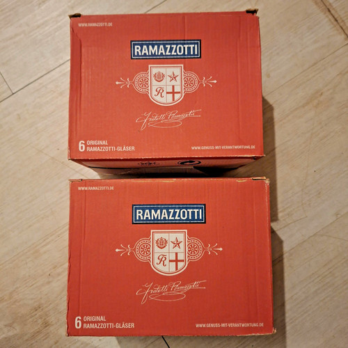 Ramazzotti gläser rama - ramazzotti,