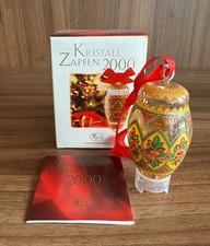 Hutschenreuther Glaszapfen Kristallzapfen Zapfen 2000 Größe ca. 9 cm