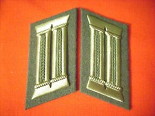 DDR Kragenspiegel Strafvollzug (SV) Justiz Offizier (groß)(1987-90) MdI (#11)