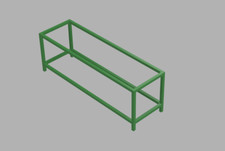 Werkbank Gestell Spur 0 / 1 / G passend zu LGB Märklin LENZ KISS BEMO KM1