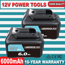 2Pack 12V 6,0 Ah Für Makita