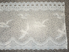 Scheibengardine / Store Weiß