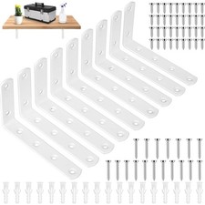 Regalhalterung Weiß Set 9